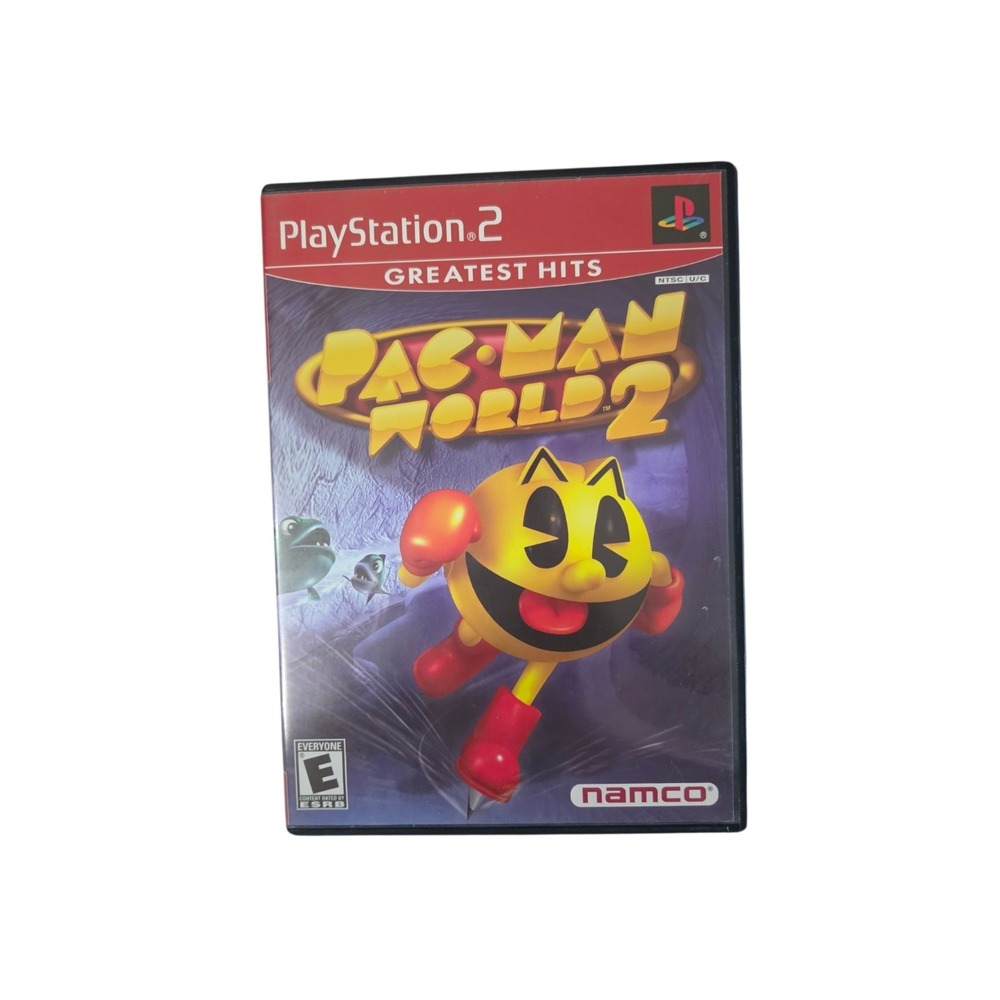 Pac-Man World 2 PS2 Black Label - CIB W/ Manual - PlayStation 2